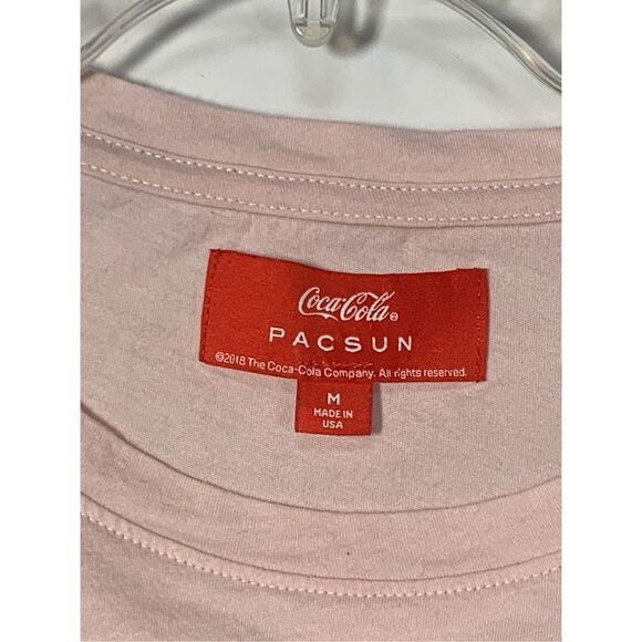 PacSun enjoy Coca-Cola cropped long sleeve T-shirt size medium ￼ - Picture 3 of 7